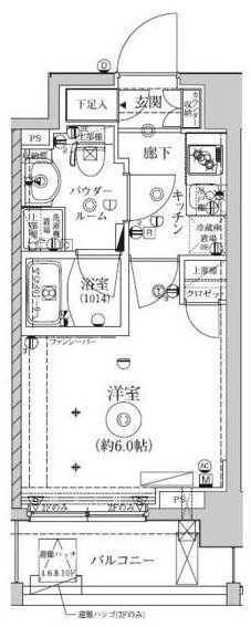 クレイシア西横浜グランカリテの間取り