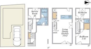 【間取り】 | ご自宅から現地まで、当社スタッフがお車にて、「お迎え・お送り」をしております。ぜひお気軽にお問い合わせくださいませ♪