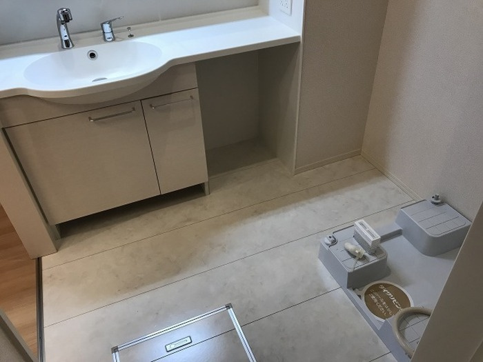 CREAⅡの洗面所|洗面所 洗髪洗面化粧台あり