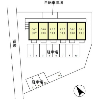 【区画図】 | メルベーユ パル