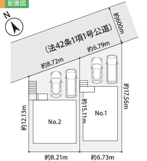 藤沢市天神町2丁目新築戸建て　2期№2の区画図|区画図「藤沢市天神町2丁目新築戸建て」