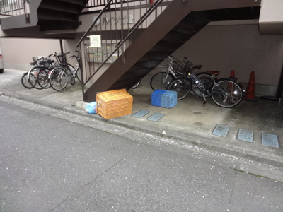 ♪ゴミ置場と駐輪スペース♪