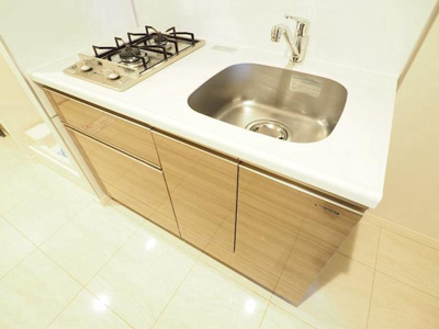 【キッチン】 | 新品家具付きマンション小石川3(KaGood東京)