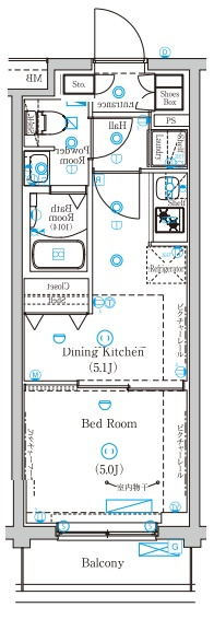 Mind Higashijujoの間取り