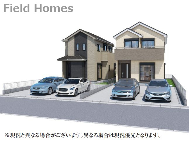 平塚市西八幡4丁目新築戸建て　A号棟の外観|外観イメージ「平塚市西八幡4丁目新築戸建て」