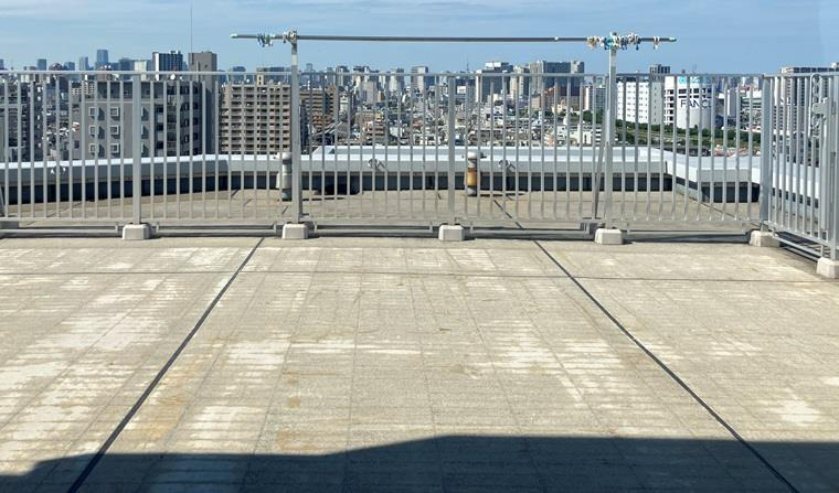 クレストフォルム南大井のバルコニー