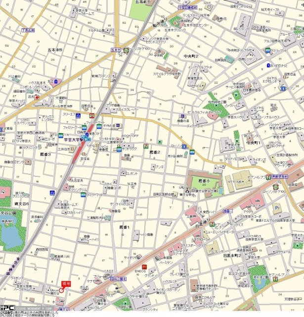 シンシア学芸大学の地図