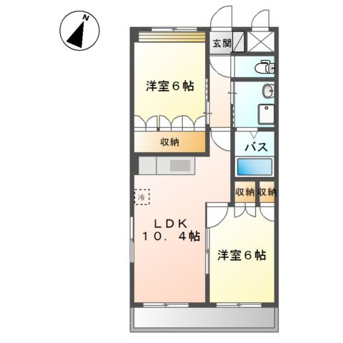 ソレイユの間取り