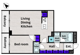 【間取り】 | ACP Residence 新江古田