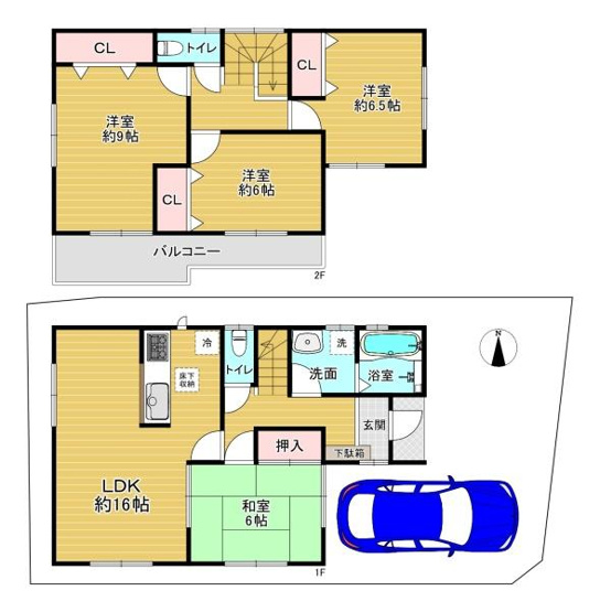 【間取り】 | 大阪市鶴見区横堤2丁目　中古戸建