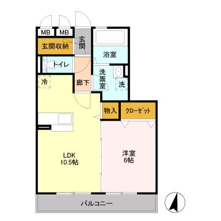 【間取り】 | グレイス　Ａ