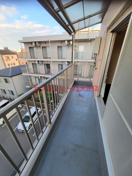 泉尾丸松マンションのバルコニー