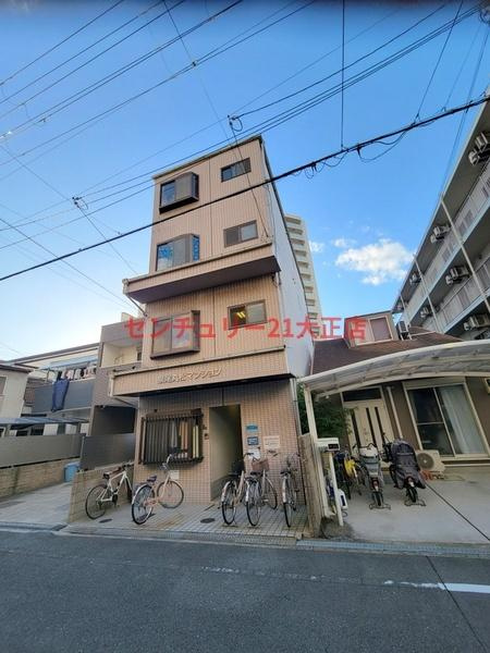 泉尾丸松マンションの外観|《大正区・賃貸》★タイル張り４階建★
