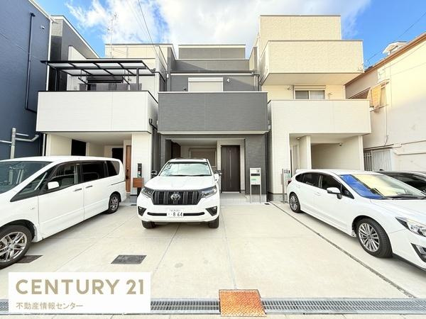 【外観】 | 三津屋中２丁目　中古戸建 | 令和３年８月築の築浅戸建！室内美装工事済みで空家ですので、即日内見可能！電話連絡不要のネット即時内見予約も可能です！