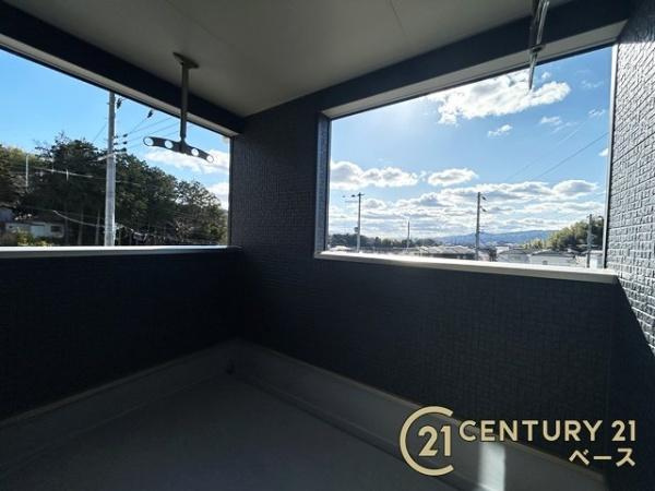 クレイドルガーデン萩の台 １号棟 ／新築一戸建のバルコニー|■現地撮影写真■インナーバルコニーで急な雨でも安心です！