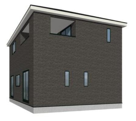 紀の川市尾崎第2-2号棟　新築戸建の完成予想図