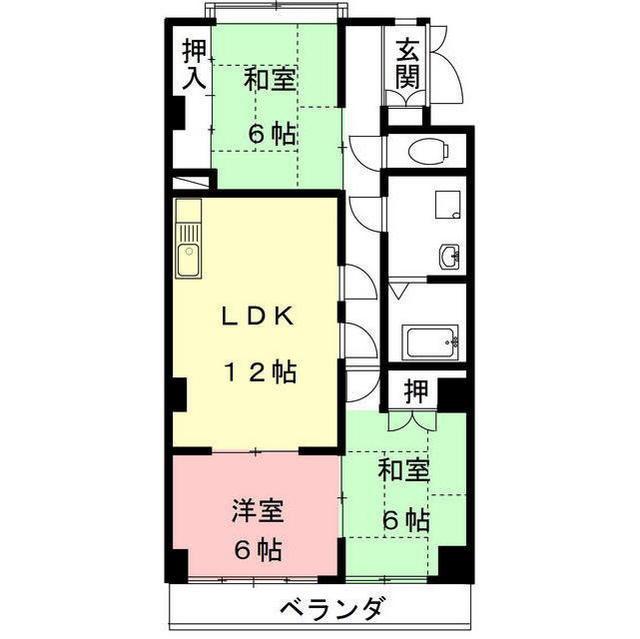 アビタシオンＯＨＮＯの間取り