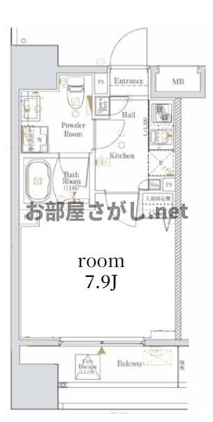 Log文京SENDAGI／ログ文京千駄木 #文京区 #千駄木 #駅近 #デザイナーズ #一人暮らしの間取り|ログ文京千駄木