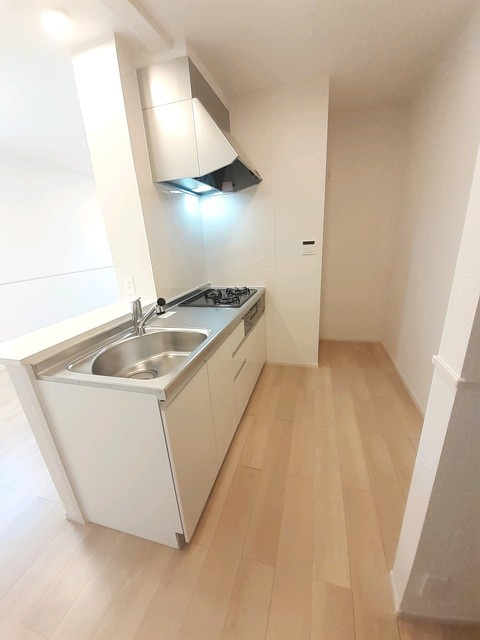 広島市安佐北区上深川町のアパートのキッチン