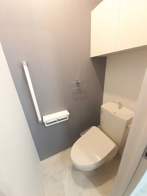 広島市安佐北区上深川町のアパートのトイレ