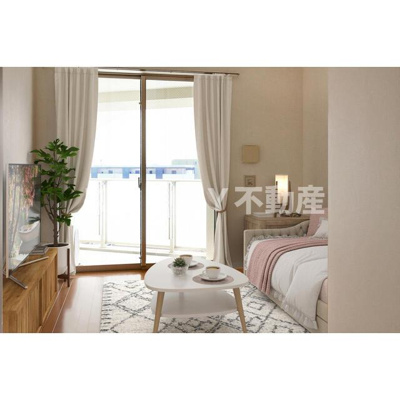 【居間・リビング】 | ガーデン蒲田 | こちらのリビングで趣味の時間をお楽しみください