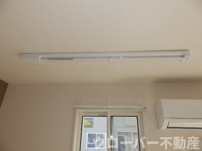 サンセジュール A棟の設備|室内物干し