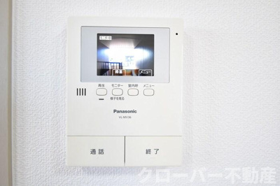 【セキュリティ】 | サニーコーポ B棟 | モニター付インターホン