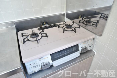 【キッチン】 | サニーコーポ B棟 | ガスコンロ