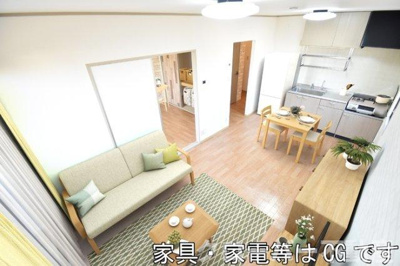 【居間・リビング】 | サニーコーポ B棟 | 居室・リビング