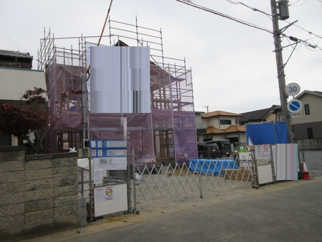 【仲介手数料無料】新築戸建　深谷市上柴町西3-1-14（全1棟）の前面道路含む現地写真