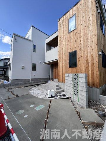 茅ヶ崎市浜竹4丁目　新築戸建の外観|落ち着いた雰囲気の外観です