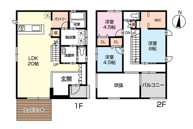 焼津市大住　モデルハウスの間取り