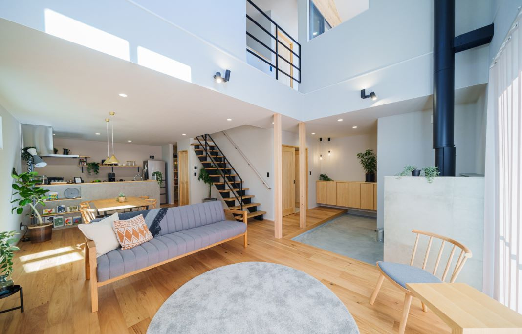 焼津市大住　モデルハウスの居間・リビング