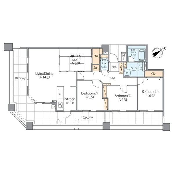 【間取り】 | モントーレ香椎スクエア☆仲介手数料無料☆