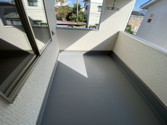 【いわき市泉玉露第5　全2棟／2号棟】※必ずもらえる選べるキャンペーン実施中♪のバルコニー|■□■バルコニーの写真です■□■　お布団なども充分に干せる広さがございます。