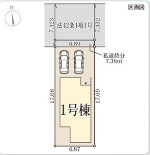 【区画図】 | リーブルガーデン生野区田島３丁目 | 区画図
