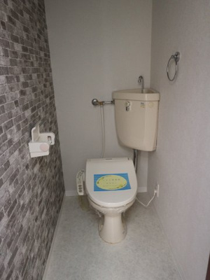 【トイレ】 | コーポセレクトB | シンプルで使いやすいトイレです