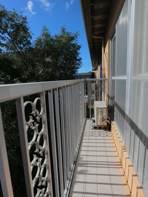 【バルコニー】 | コーポセレクトB | バルコニー付きです