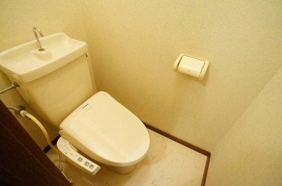 【トイレ】 | コーポマルイⅤ | 落ち着いたトイレです