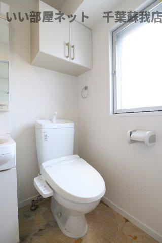 D・BOX-Ⅱのトイレ|落ち着いた色調のトイレです