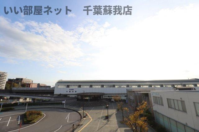 D・BOX-Ⅱの展望|バルコニーから京成千原線の千葉寺駅が見えます！