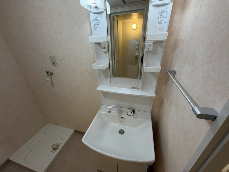 第一柏木ハイツの独立洗面台