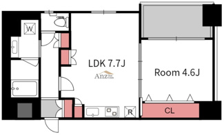 【間取り】 | ファーストフィオーレ阿波座アクア