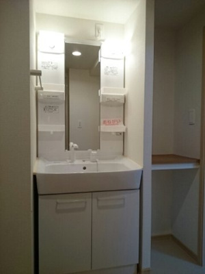 【洗面所】 | パーチェ | スペースが確保できる洗面所です