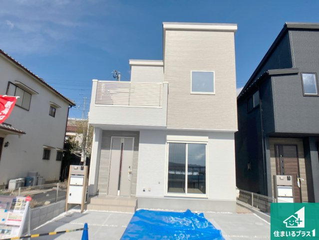 明石市朝霧南町　第2期　新築一戸建ての外観|周辺は落ち着いた街並みの住宅地！子育てがしやすい住環境です！まだ未完成ですが、現地でしかわからない事もございます。是非一度ご覧ください。