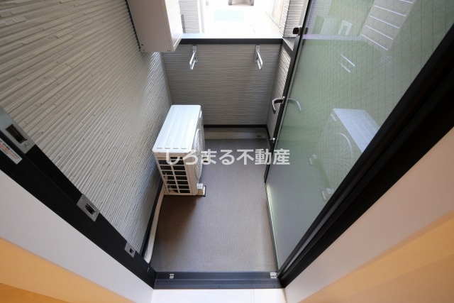 シャンティーハーバー九条のバルコニー