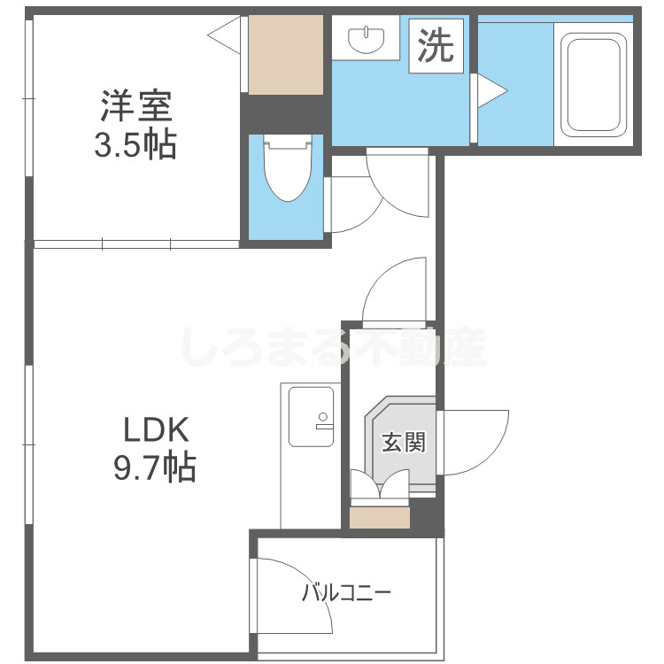 シャンティーハーバー九条の間取り