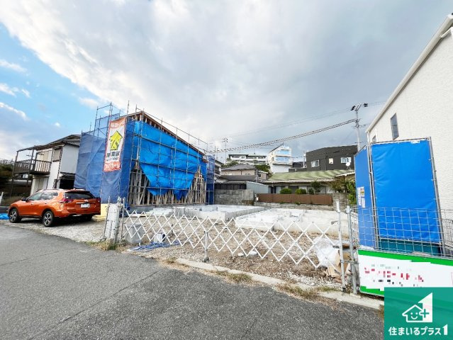 明石市朝霧南町　第2期　新築一戸建ての外観|周辺は落ち着いた街並みの住宅地！子育てがしやすい住環境です！まだ未完成ですが、現地でしかわからない事もございます。是非一度ご覧ください。