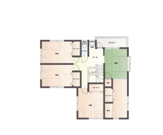 【間取り】 | 鳥取市若葉台北4丁目中古戸建て