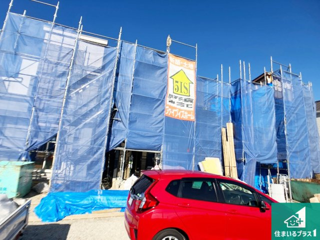 明石市朝霧南町　第2期　新築一戸建ての外観|現在の進捗状況です！順調に作業進行中、完成が待ち遠しいです！詳細の間取り等、お気軽にお問い合わせください！